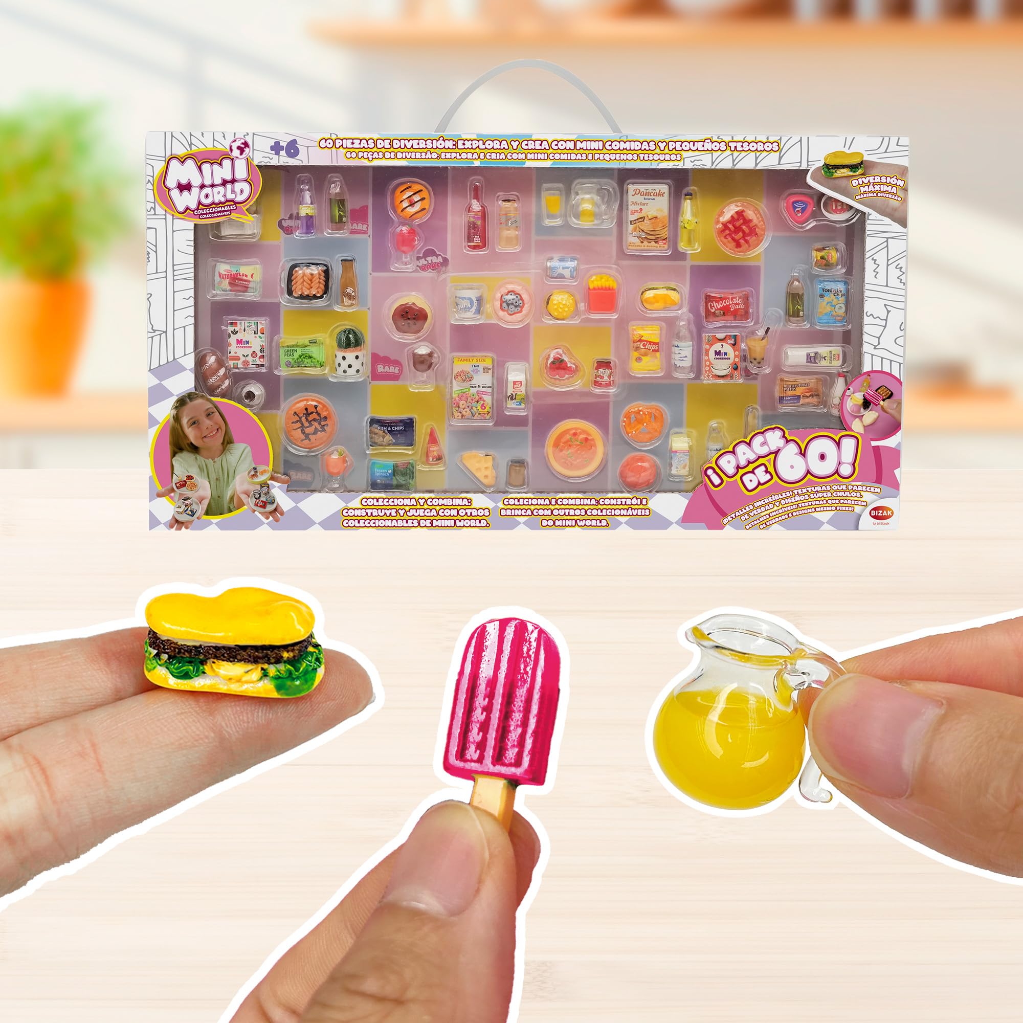 Bizak Mini World Pack of 60 Accessories – Mini Collectibles