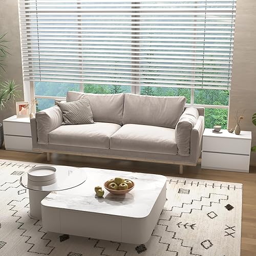 Miniatura 6 de furtble 2 Drawer Dresser, Small Dressers for Closet, Wood Storage Cabinet for Hallway Bedroom Entryway, Nightstand Sofa Beside Table Drawer Chest,