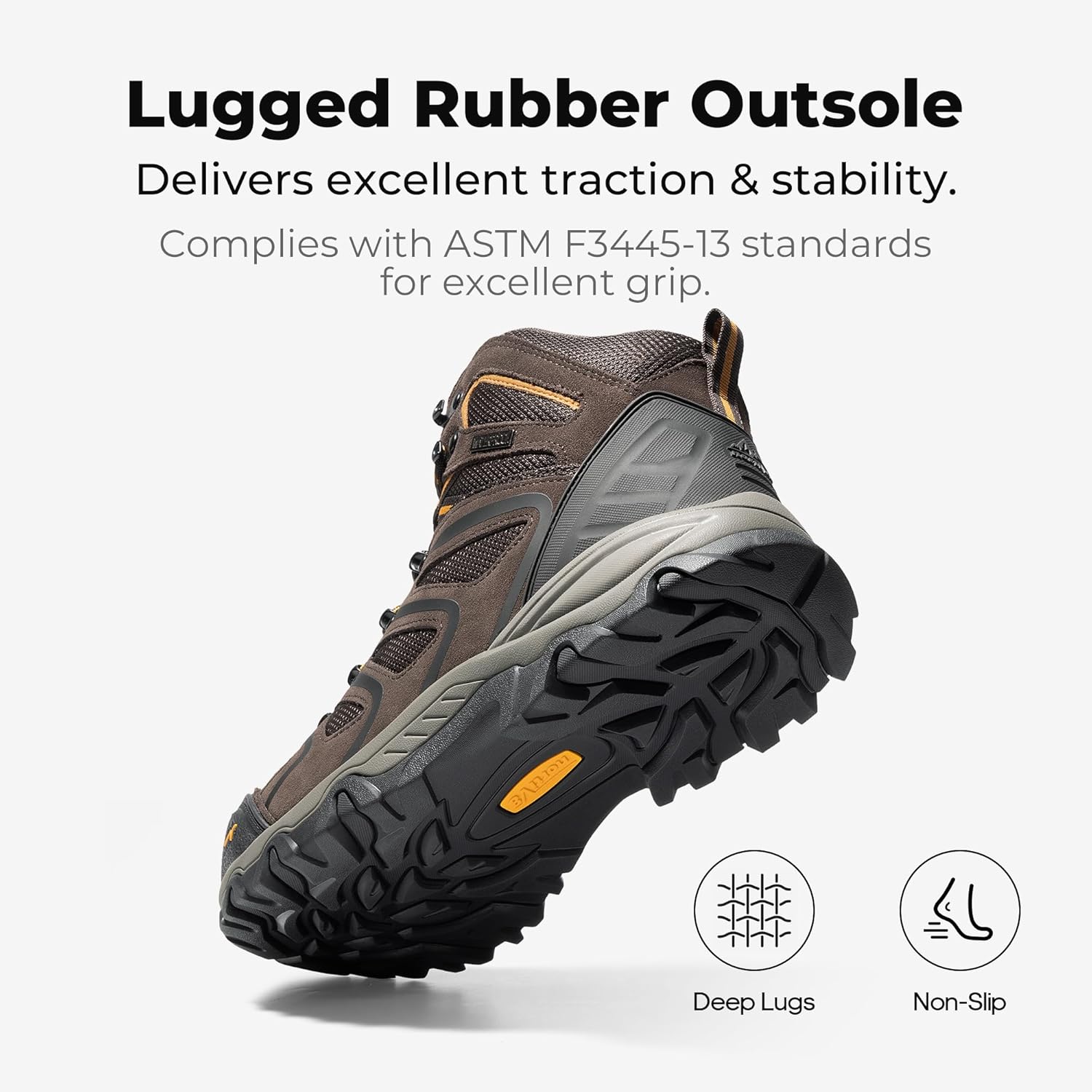NORTIV 8 Waterproof Work Boots for Men Steel Toe Safety Construction Boots ARMADILLO-STL
