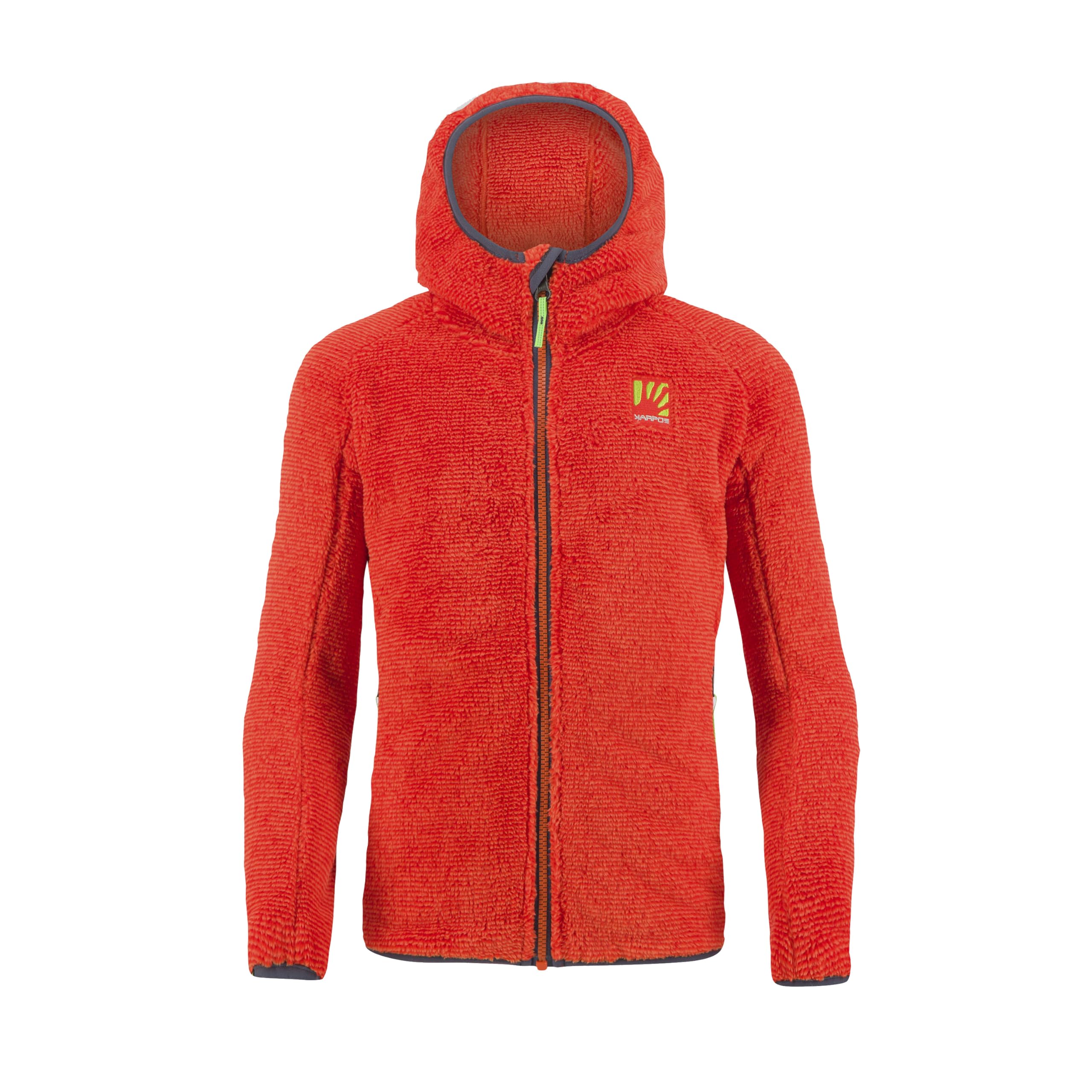 KARPOS 2533006-024 VERTICE FLEECE KID Sweatshirt Unisex SPICY ORANGE Size 5Y