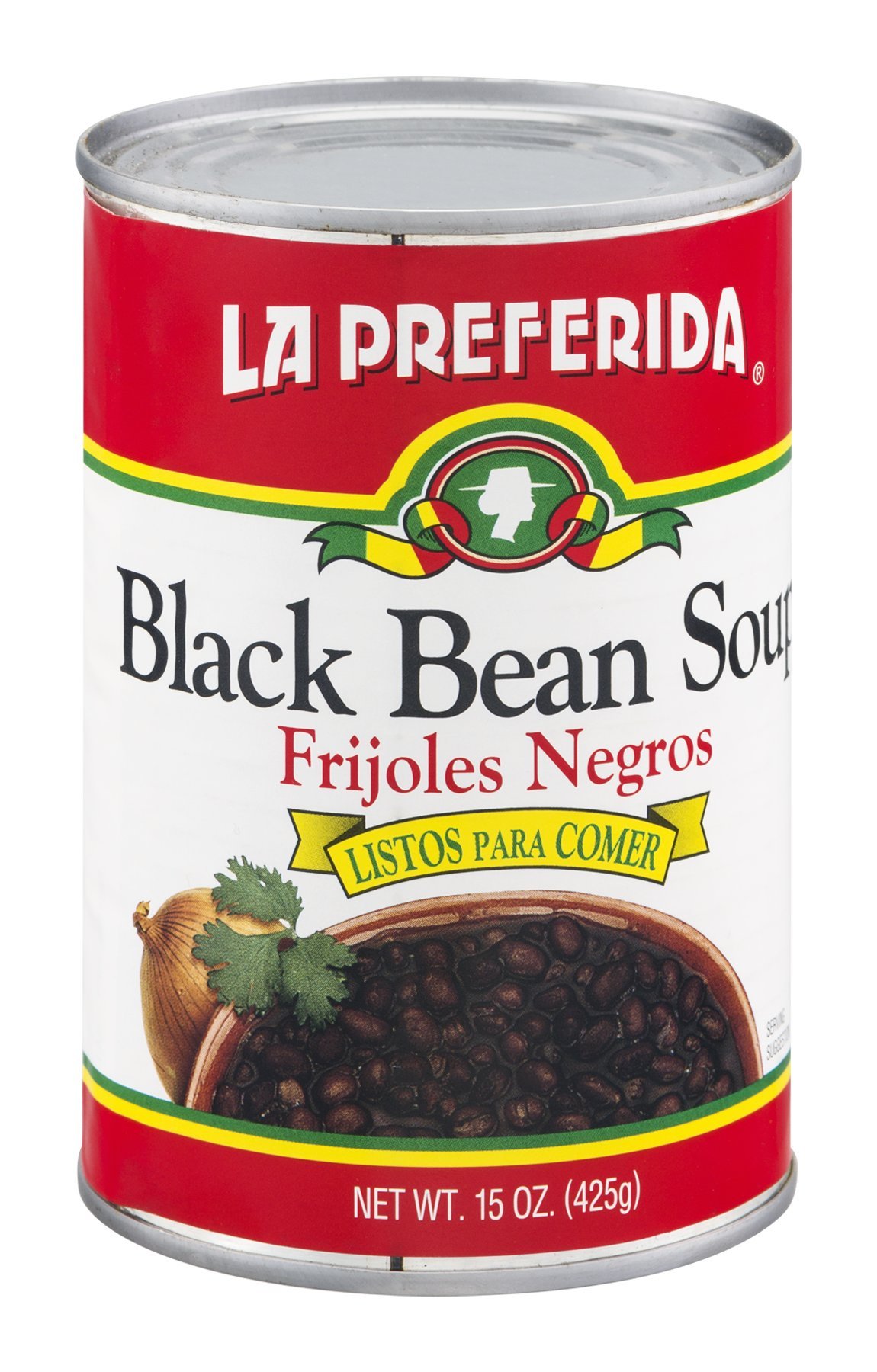 La Preferida Refried Fat Free Black Beans, 30-Ounce (Pack of 12)