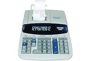 Victor 1560-6 12 Digit Commercial Screen Printing Calculator