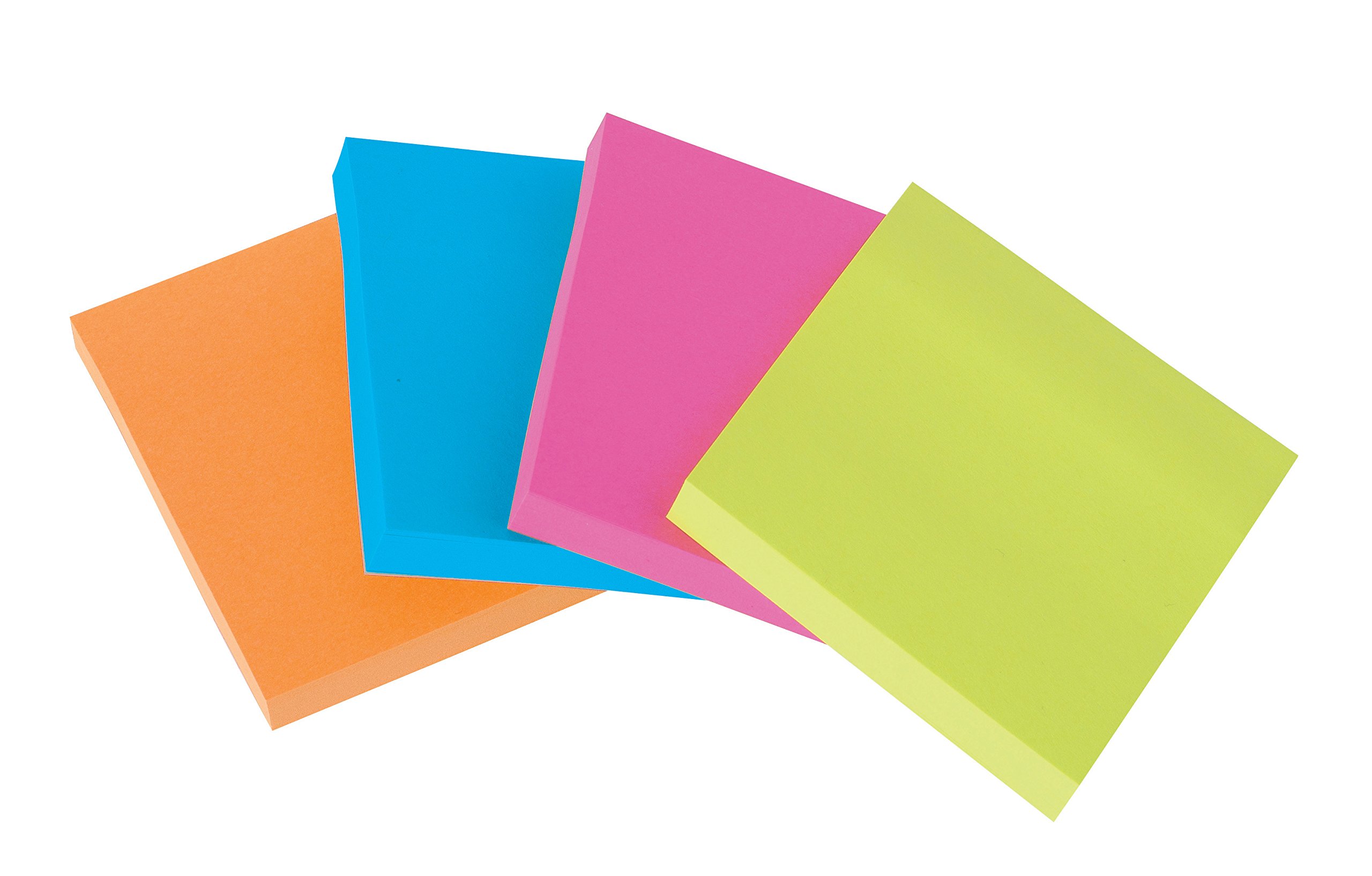 Post-it "Super Sticky Notes Promotion" selbstklebende Haftnotizzettel in 76 x 76 mm & Post-it Super Sticky Meeting Notes 6445-4SS – Selbstklebende Haftnotizzettel in 152 x 101 mm