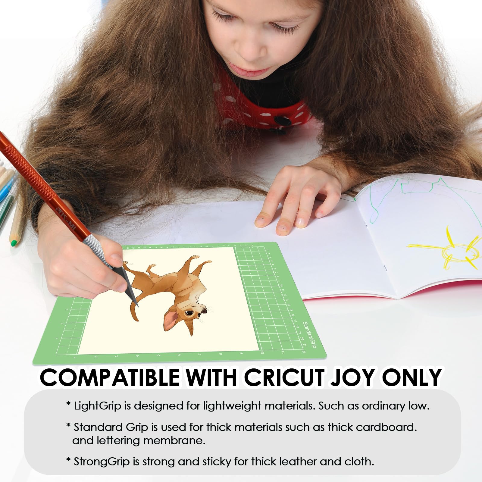 Cricut Joy Xtra tappetini da taglio StandardGrip 6 pezzi 21,5x30,5 cm autoadesivi