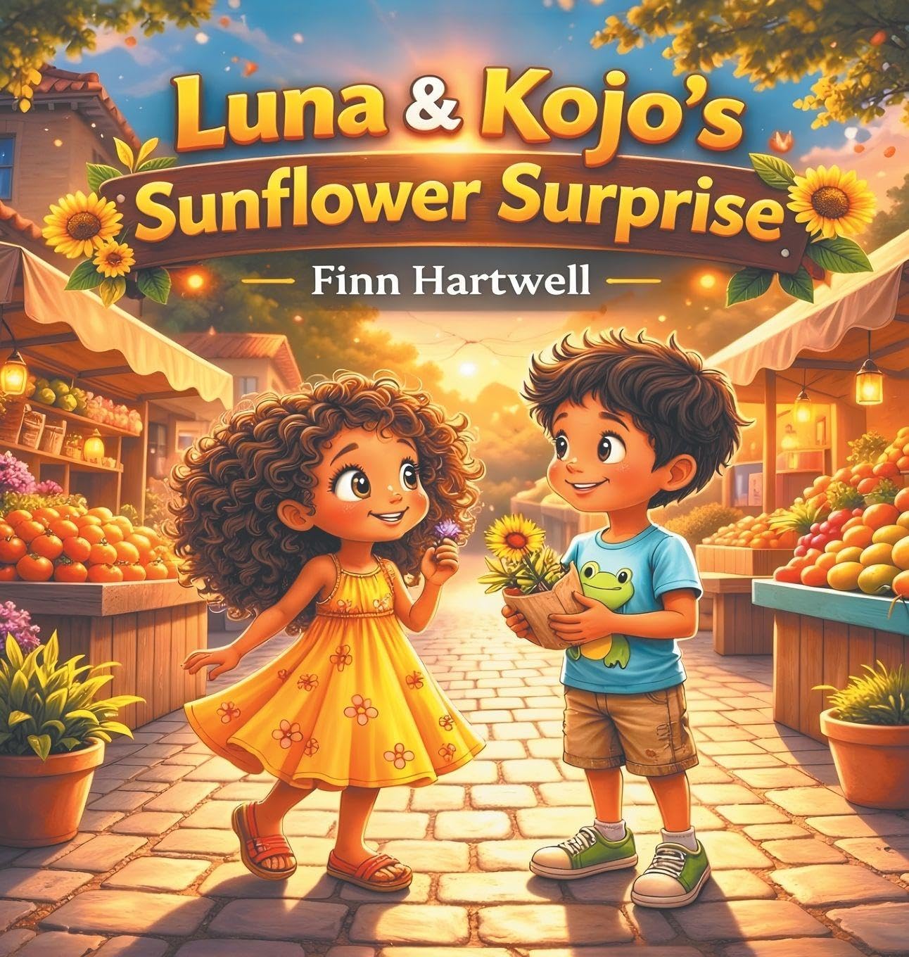 Luna & Kojo's Sunflower Surprise: A Heartwarming Story About Patience, Friendship, and Growing Together for Children Ages 3-5