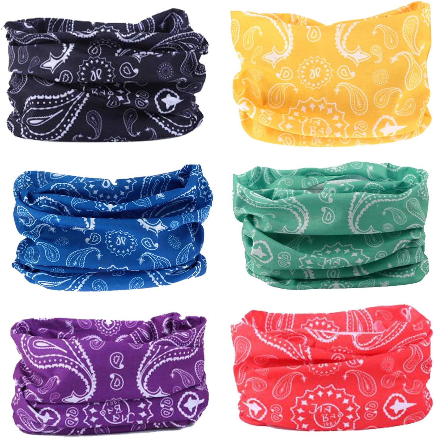 Outdoor Wide Headband,Neck Gaiter Windproof Scarf Sunscreen Breathable Bandana for Men&Women,Multi Function Headwear