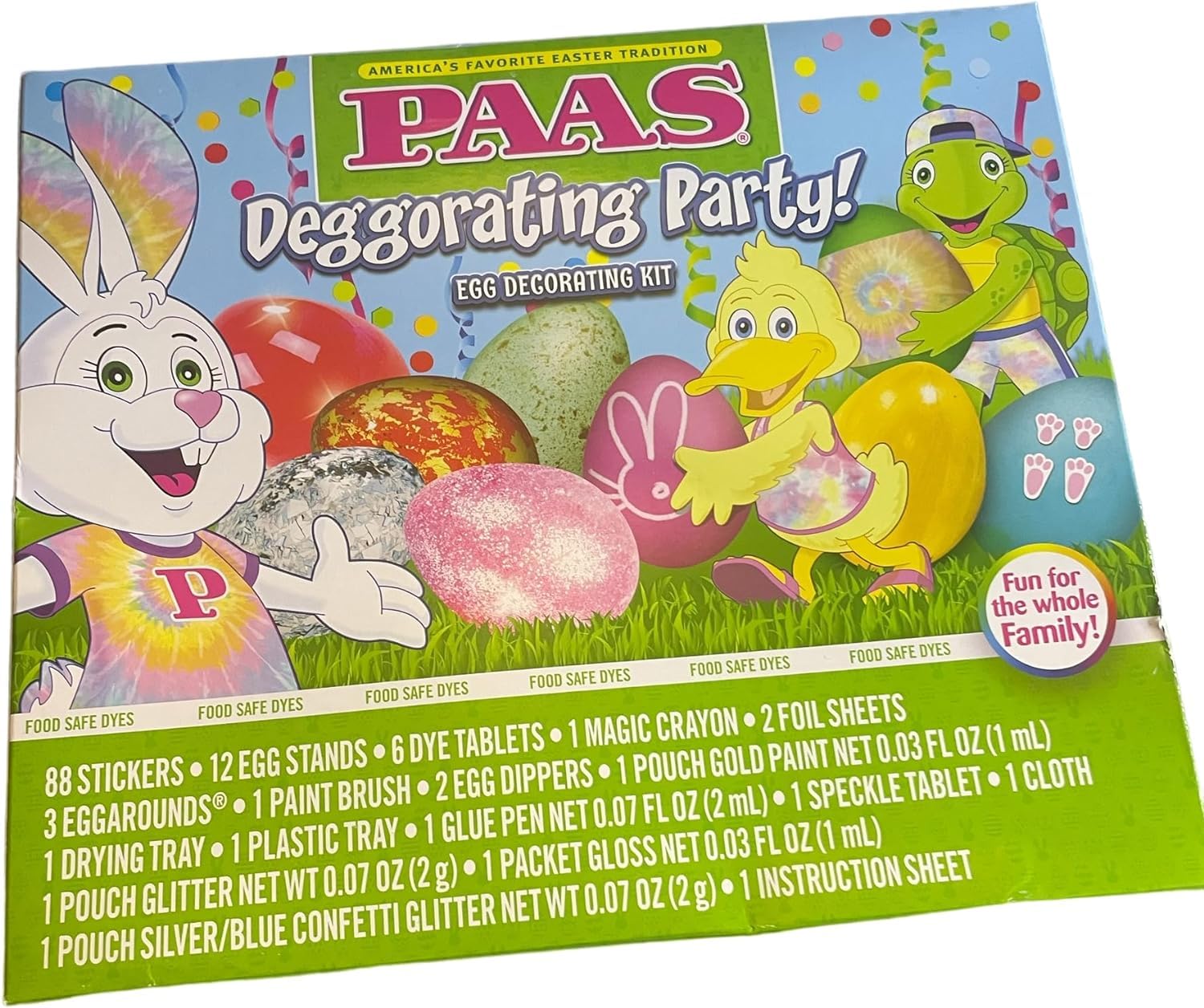 PAAS Deggorating Party! Easter Egg Decorating Kit - America's Favorite Easter Tradition