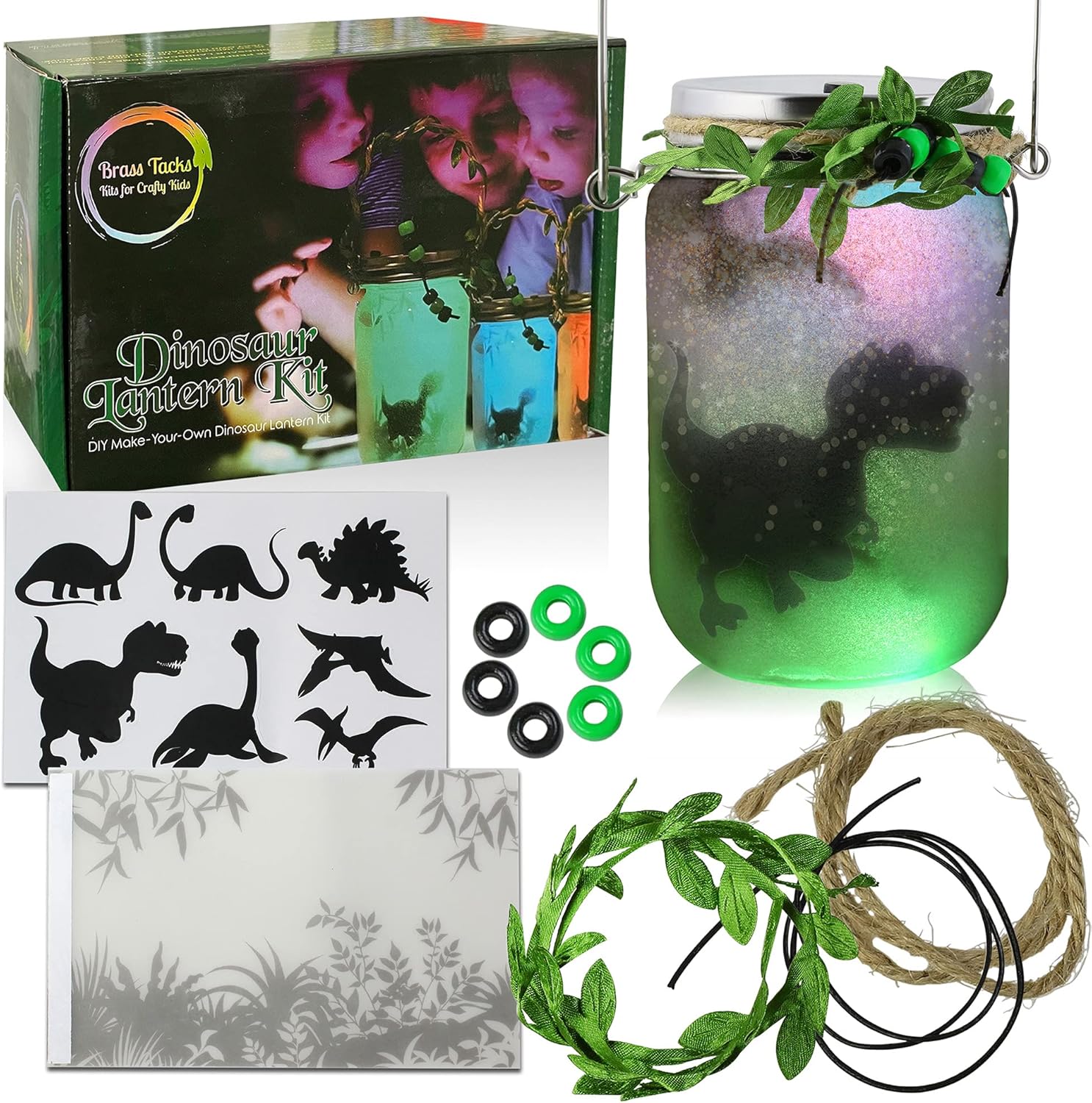 Mason Jar Lantern Craft Kit DIY Make Your Own Lantern Jar Craft