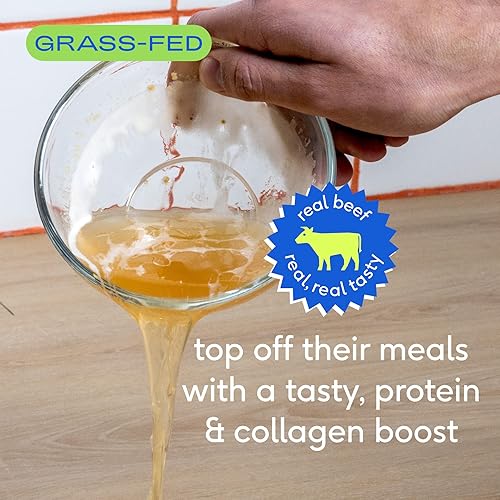 Miniatura 8 de Native Pet s Caldo de huesos para perros y gatos - Decoración de comida para perros y gatos de grado humano y salsa para gatos - Decoración de