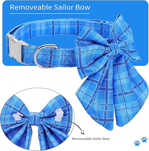 Miniatura 4 de CHDLOOL Collar de perro con lazo, collar de lazo extraíble y ajustable para mascotas pequeñas, medianas y grandes