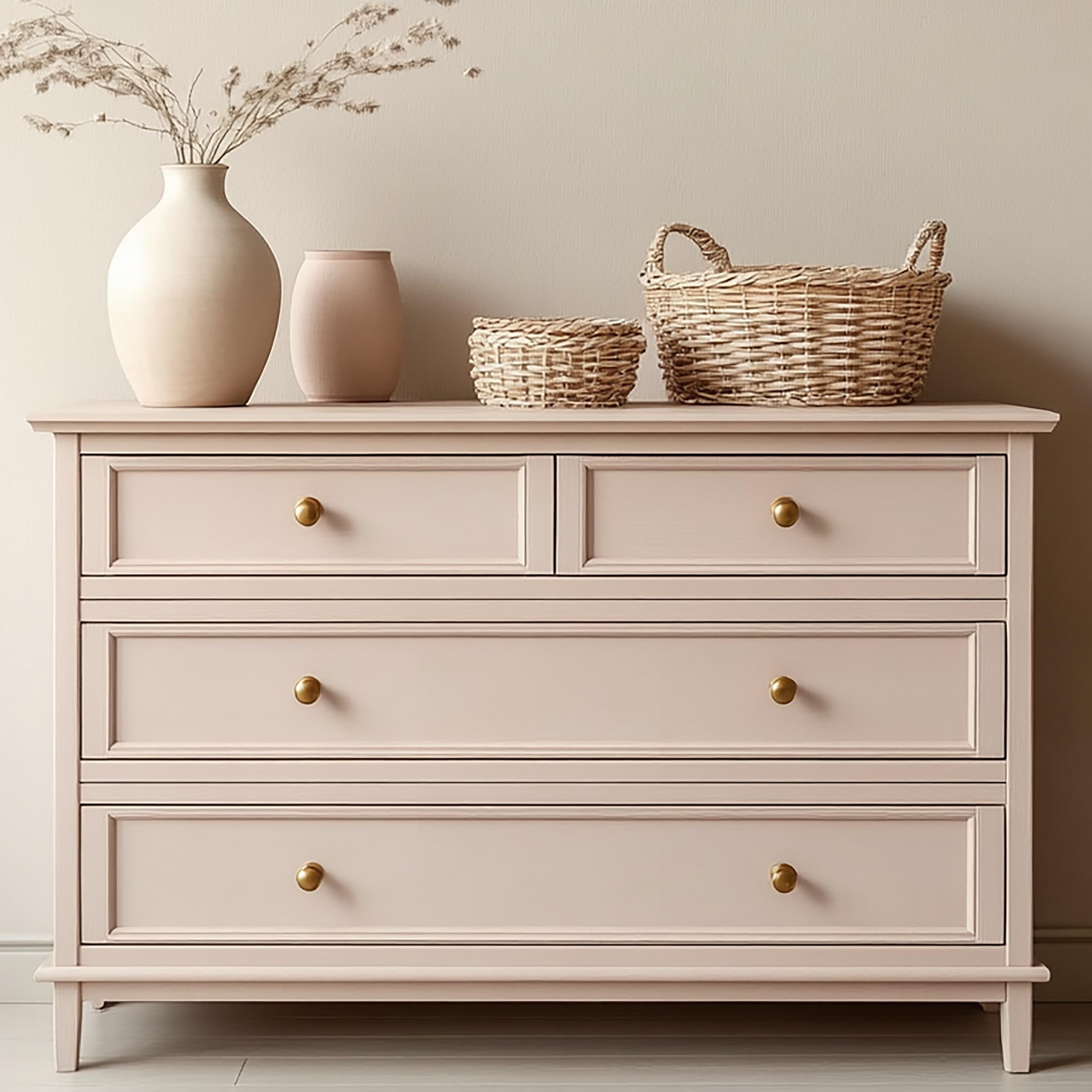 Creative Deco Peinture à la Craie Beige Sable | 1L | Mat et Lavable | Pour Bois et Meubles | Idéal pour Rénovation | Chalk Paint | Ardoise Craie | Mur Interieur