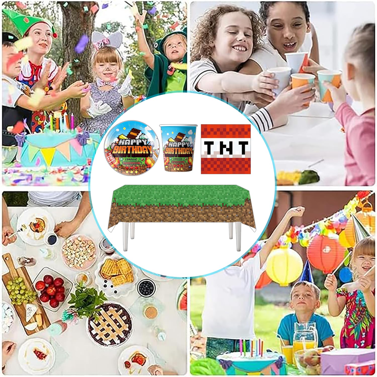 61PCS Set da tavola per festa a tema Trolls, festa di compleanno dell'elfo magico, Trolls dei cartoni animati, tazze, piatti, tovaglie, tovaglioli di carta, per 20 persone
