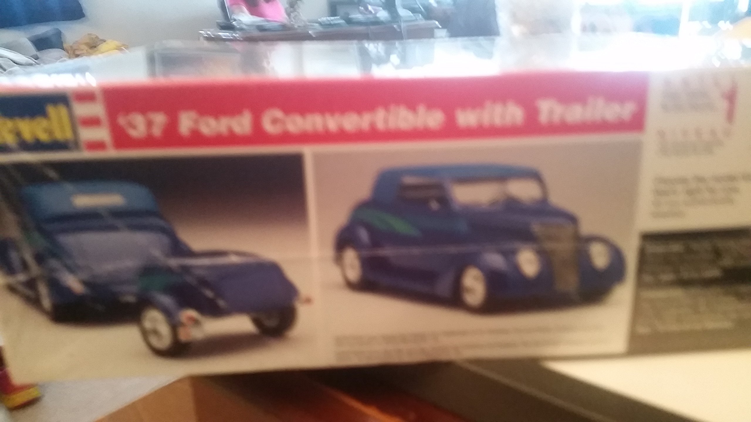 自動車 Revell 37 FORD Convertible With Trailer s-l400.jpg