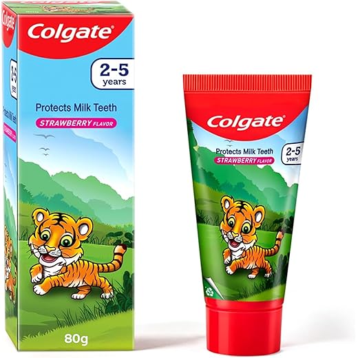 Colgate Kids Tiger Toothpaste Strawberry 80gm