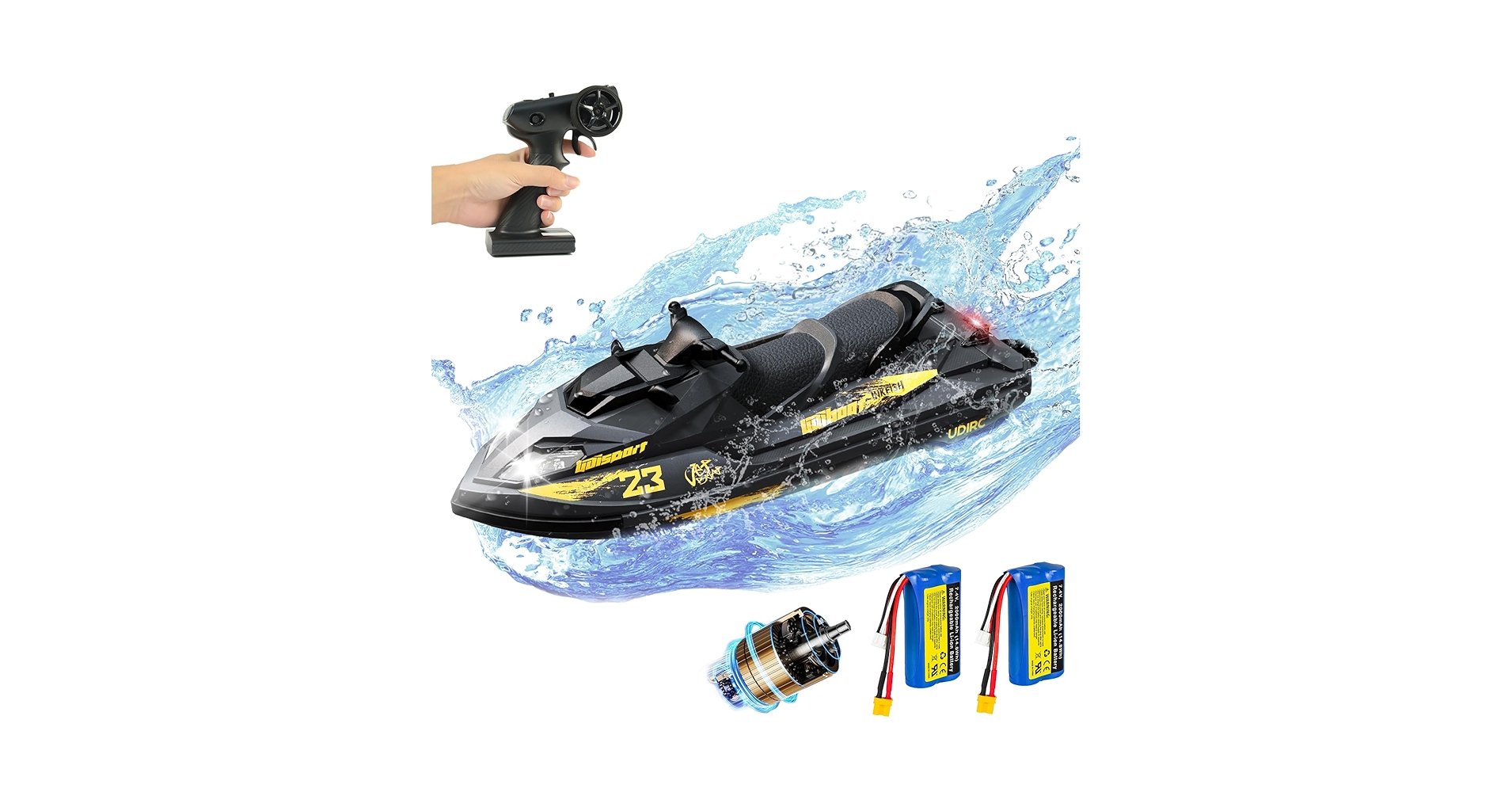 トモさん専用 RC 水上バイク ジェットスキー UDI023PRO Amazon.com: Cheerwing UDI023PRO Brushless RC Jet Boat for