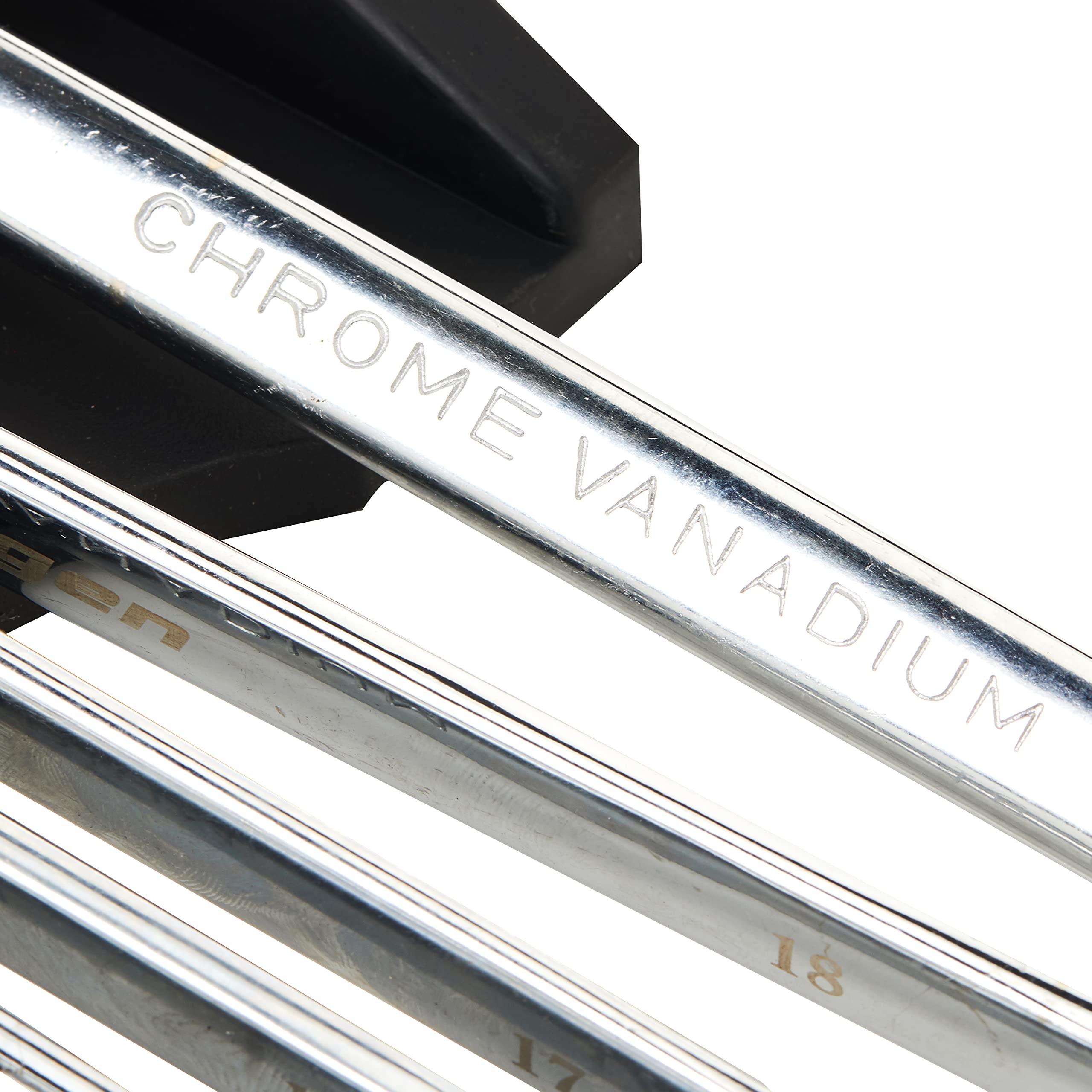 Sealey S0832 Metric Extra-Long Combination Spanner Set, Silver, 10 Pieces