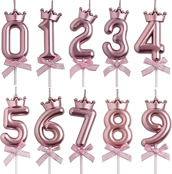 Amazon.co.jp: bardsxgfg(あき) バースデーキャンドル ナンバー