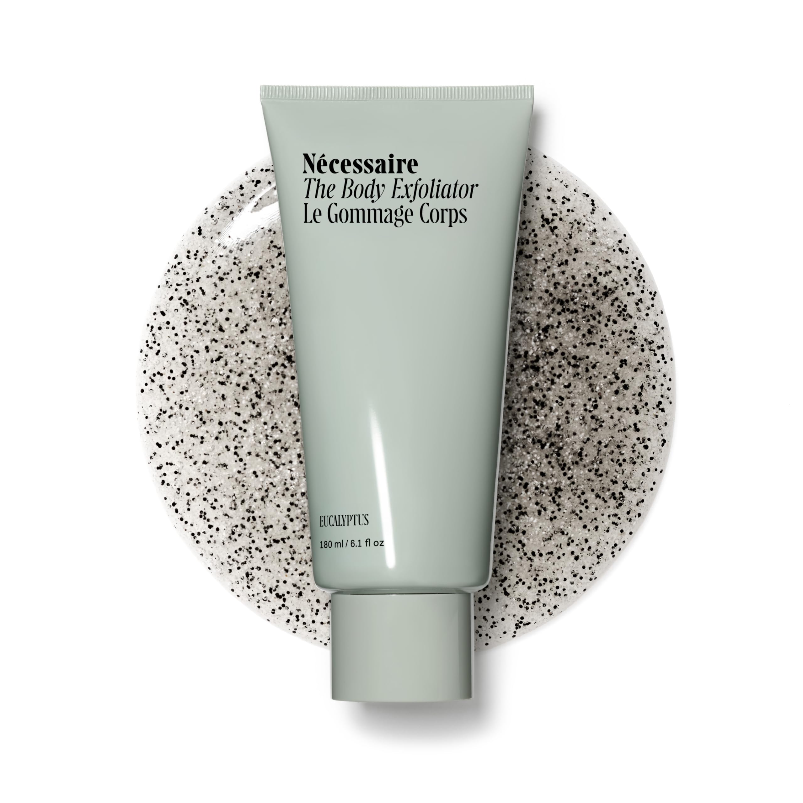 The Body Exfoliator Eucalyptus. Exfoliante corporal exfoliante. Exfoliante corporal KP. | Mezcla de AHA, BHA y PHA. Hipoalergénico, probado por dermatólogos. Resurge la piel. 180 ml / 6.1 fl oz.