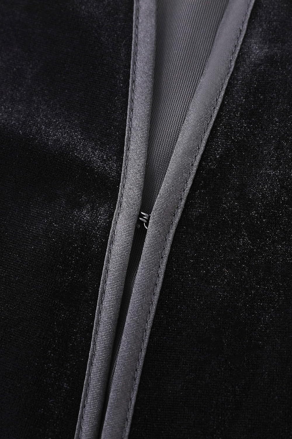 BABEYOND 1920s Velvet Cocoon Gown - Hollywood Style Robe Great Gatsby Party Outfit Women Batwing Sleeves Art Deco Coat Robe - Image 6