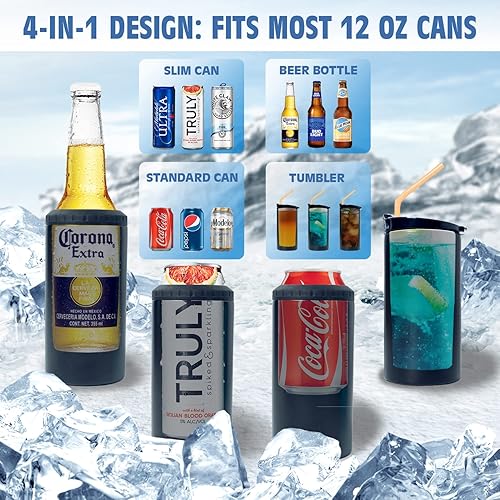 Vista 42 de SANDJEST Mechanics - Vaso Machanic para papá, caja de herramientas 4 en 1, vaso de 12 onzas, enfriador de latas de acero inoxidable delgado, regalo