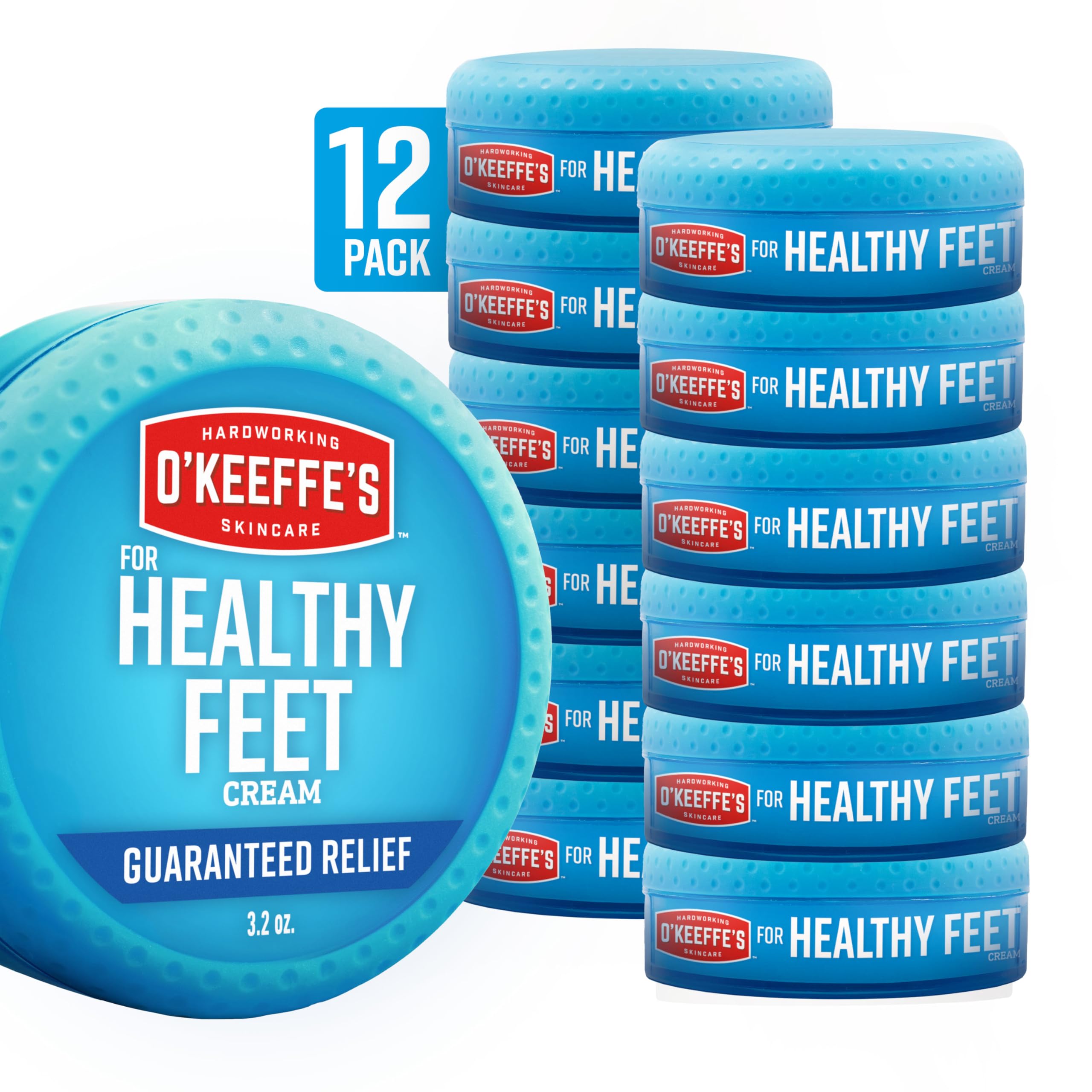 O'Keeffe's for Healthy Feet Foot Cream, 3.2 oz., Jar, (Pack of 12)