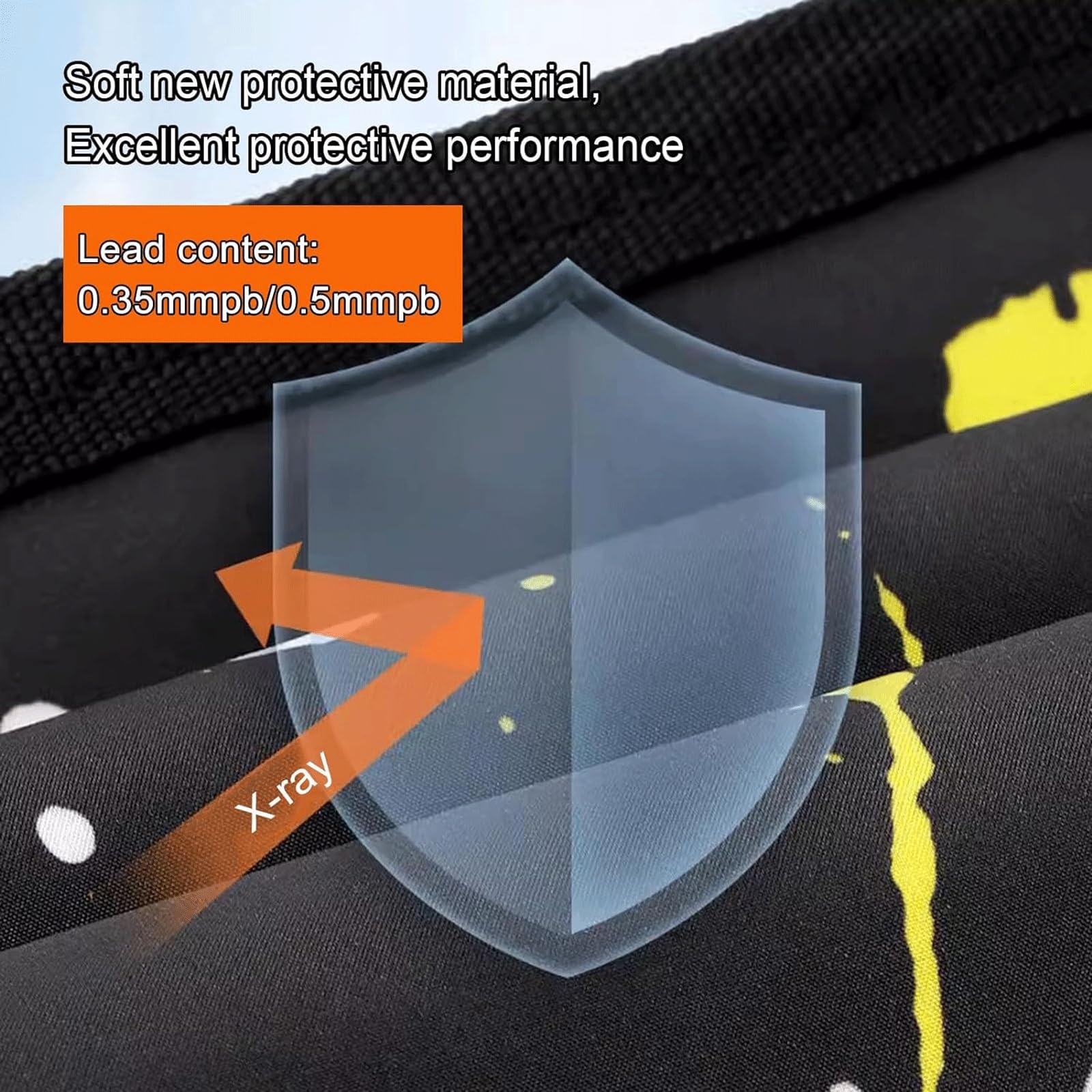Gilet di Piombo 0.35/0.5Mmpb Abito di Piombo Scudo a Raggi X Abbigliamento Protezione Gilet di Piombo Protezione dalle Radiazioni Grembiule di Piombo per Laboratori Case di Cura