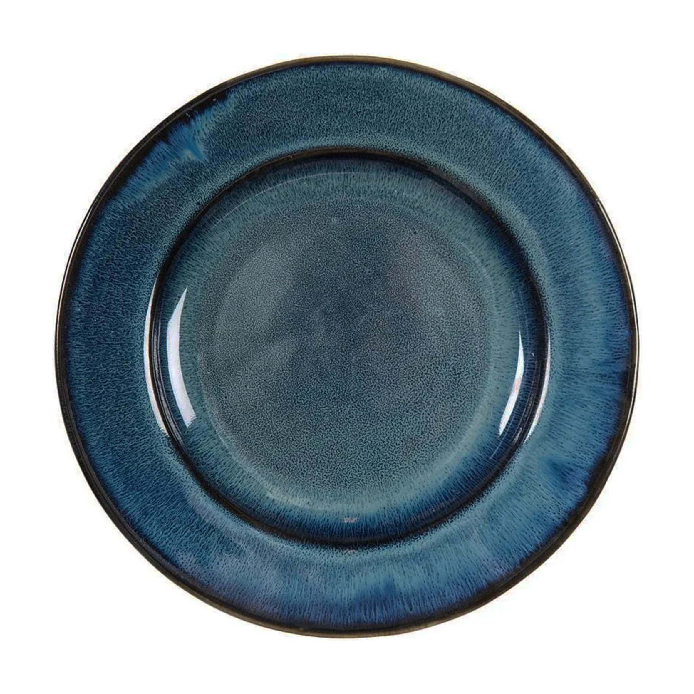 ByON Plate Guilia aus Steingut hergestellt, in der Farbe: Blau, Maße: 28 x 4 cm, 5251902913
