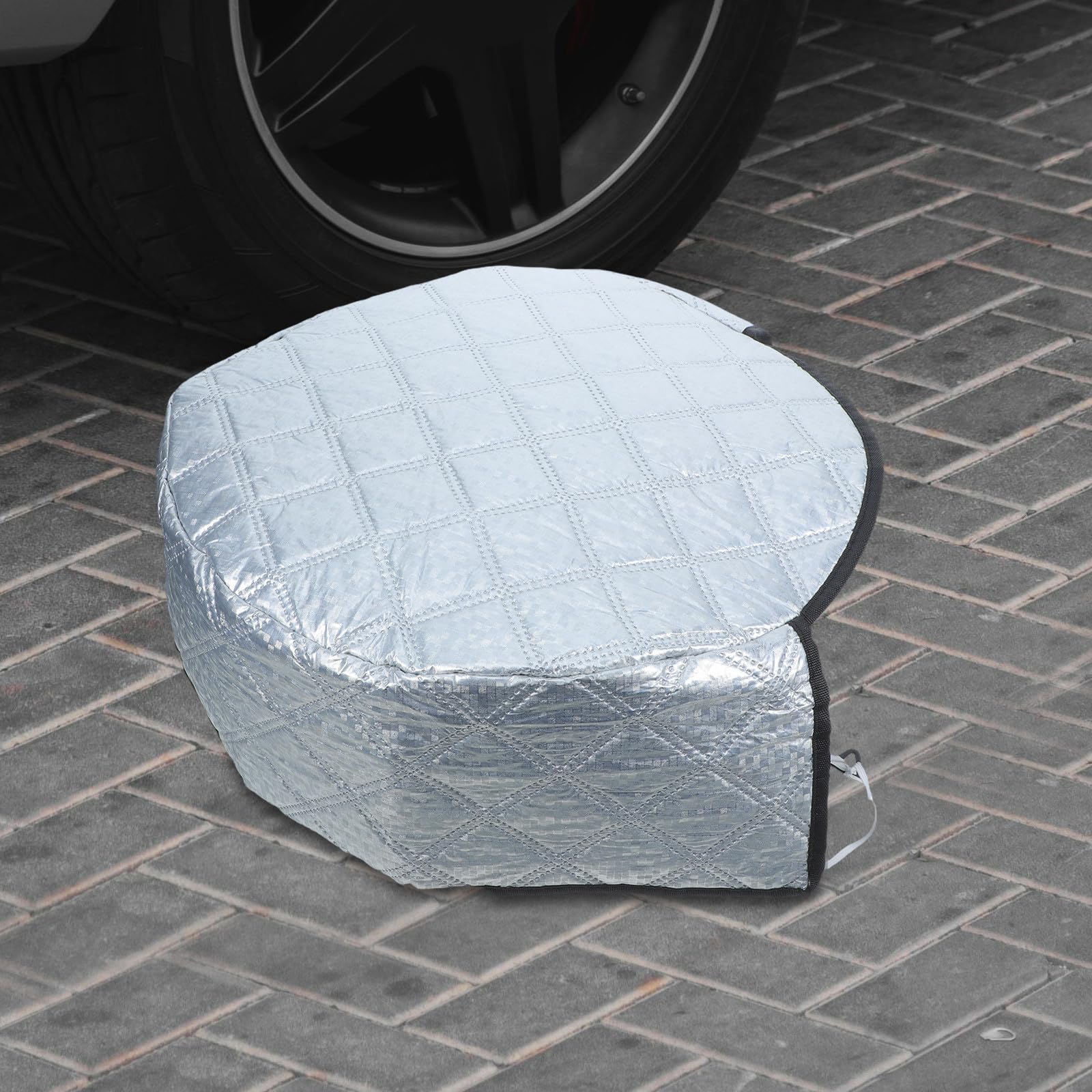 4 copriruota impermeabili - Copriruota di protezione per pneumatici per camion, SUV, rimorchi, camper, diametro 27,3 pollici.