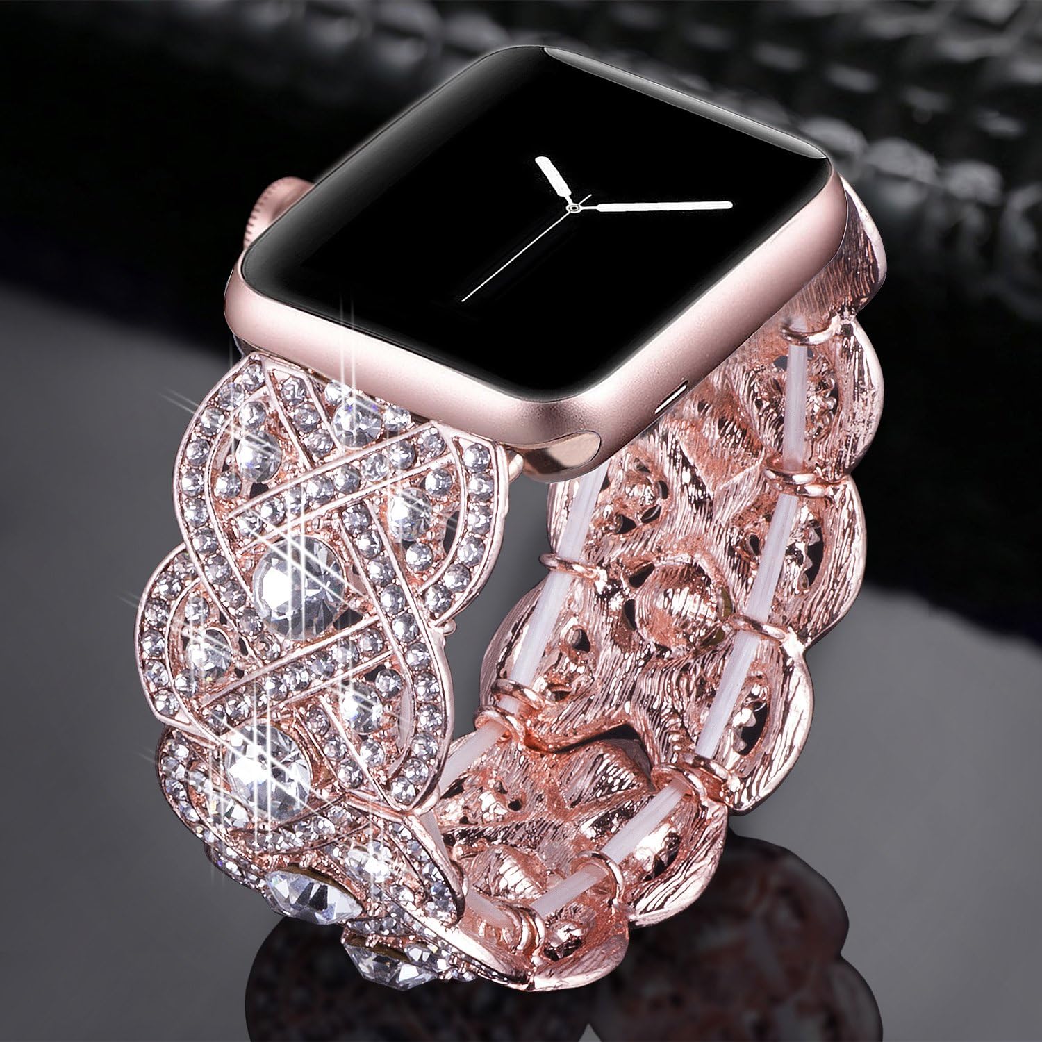 Gеt Sресіаl Prісе VIQIV Bling Bands for Apple Watch 38mm 42mm Iwatch Series 3, Series 2, Series 1, Diamond Rhinestone Stainless Steel Metal Bracelet Wristband Strap for Women