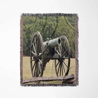 3dRose Civil War Cannon Woven Blanket
