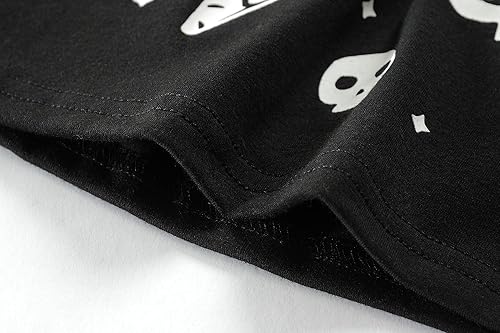 Miniatura 5 de Little Hand Pijamas de esqueleto para niños pequeños, pijamas que brillan en la oscuridad, conjuntos de pantalones para niños