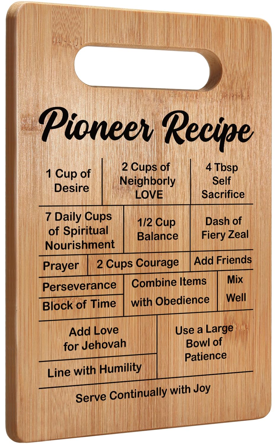 JW Pioneer Gifts 2024, Jehovah Witness Gifts Idea, JW Gifts for JW Jehovah's Witnesses JW.ORG Pioneer Convention Kids Women Men, Pioneer Recipe Cutting Board