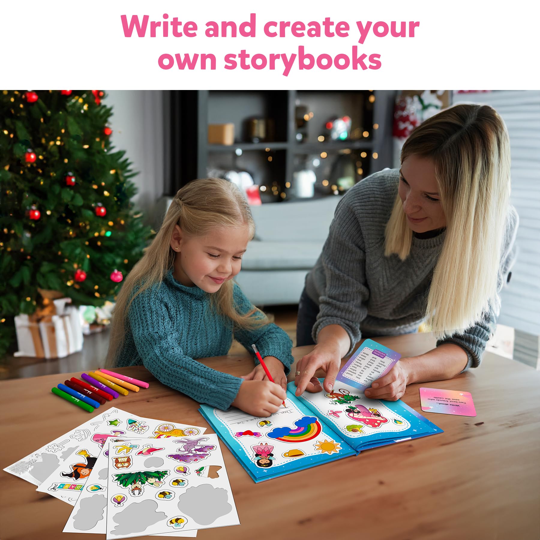 Skillmatics Storybook Art Kit, Create Fairytale Stories, DIY Craft & Writing Kit with 300+ Stickers - Image 3