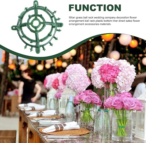 Miniatura 6 de GANAZONO Soporte de flores de boda resistente para esferas de mamá Topiary Ball Rack para sala de estar balcón Dec