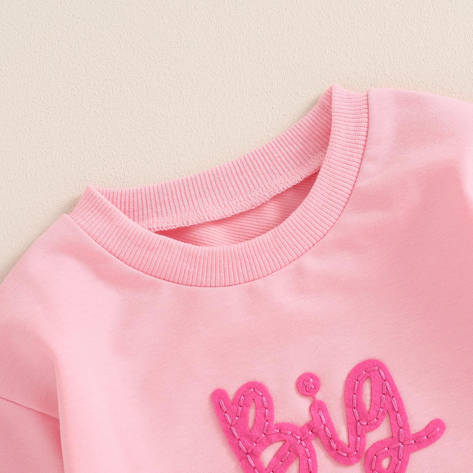Big Sister Maglione Felpa Manica Lunga T Shirt Top Bambino Ragazza Primavera Autunno Vestiti