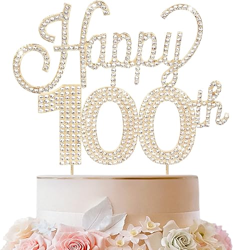 Miniatura 354 de LINGTEER Decoración de pastel de diamantes de imitación dorados para cumpleaños número 15 – Cheers to 15th Birthday Quince años de edad, decoración