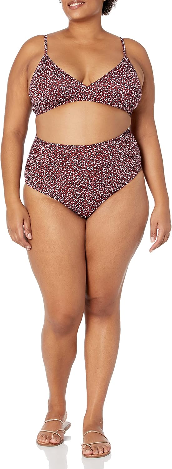 Amazon Essentials Women's Light-Support Classic Bikini Swimsuit Top - Image 8