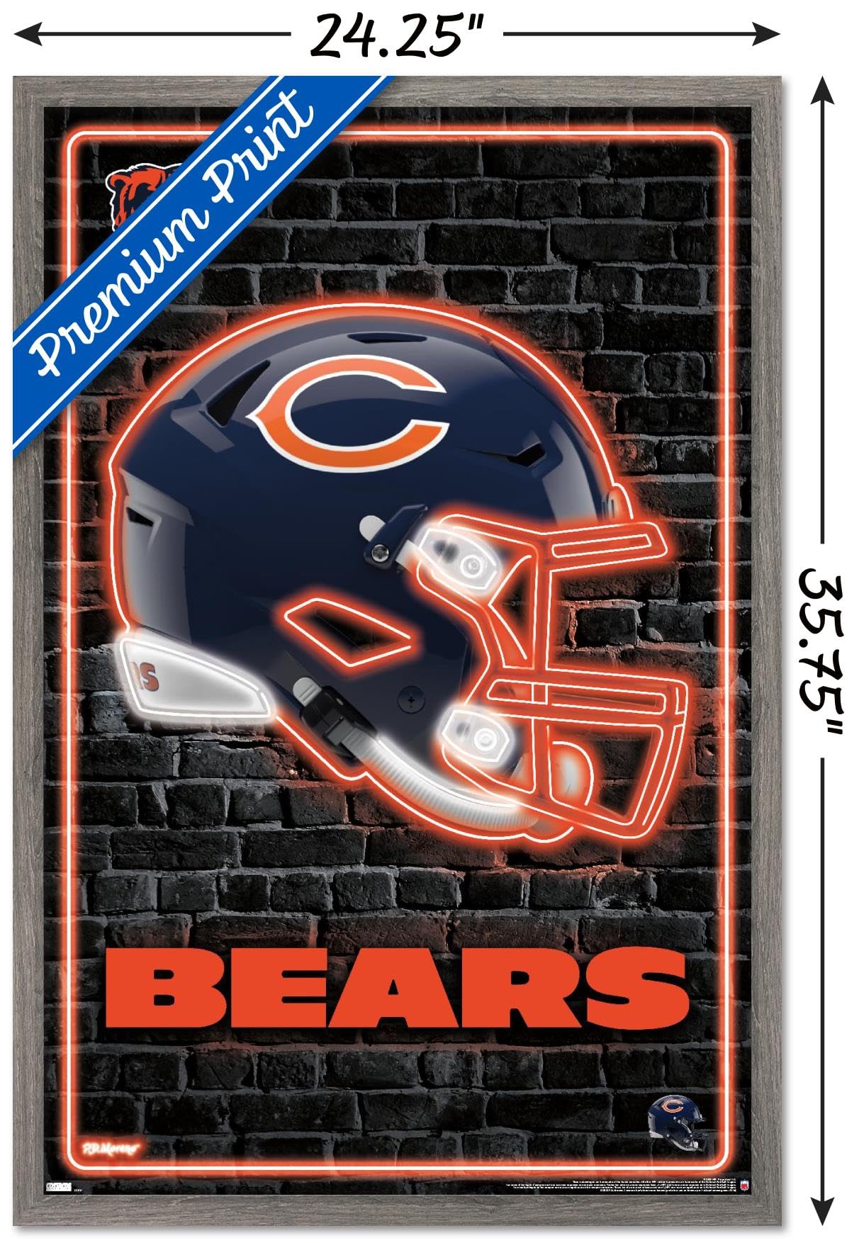 chicago bears football helmet with black background Trends International NFL Model:Nova 5 or get a Mini 1500W Electric Bike for YGroup_bell-drifter-mips-road-helmet-YG