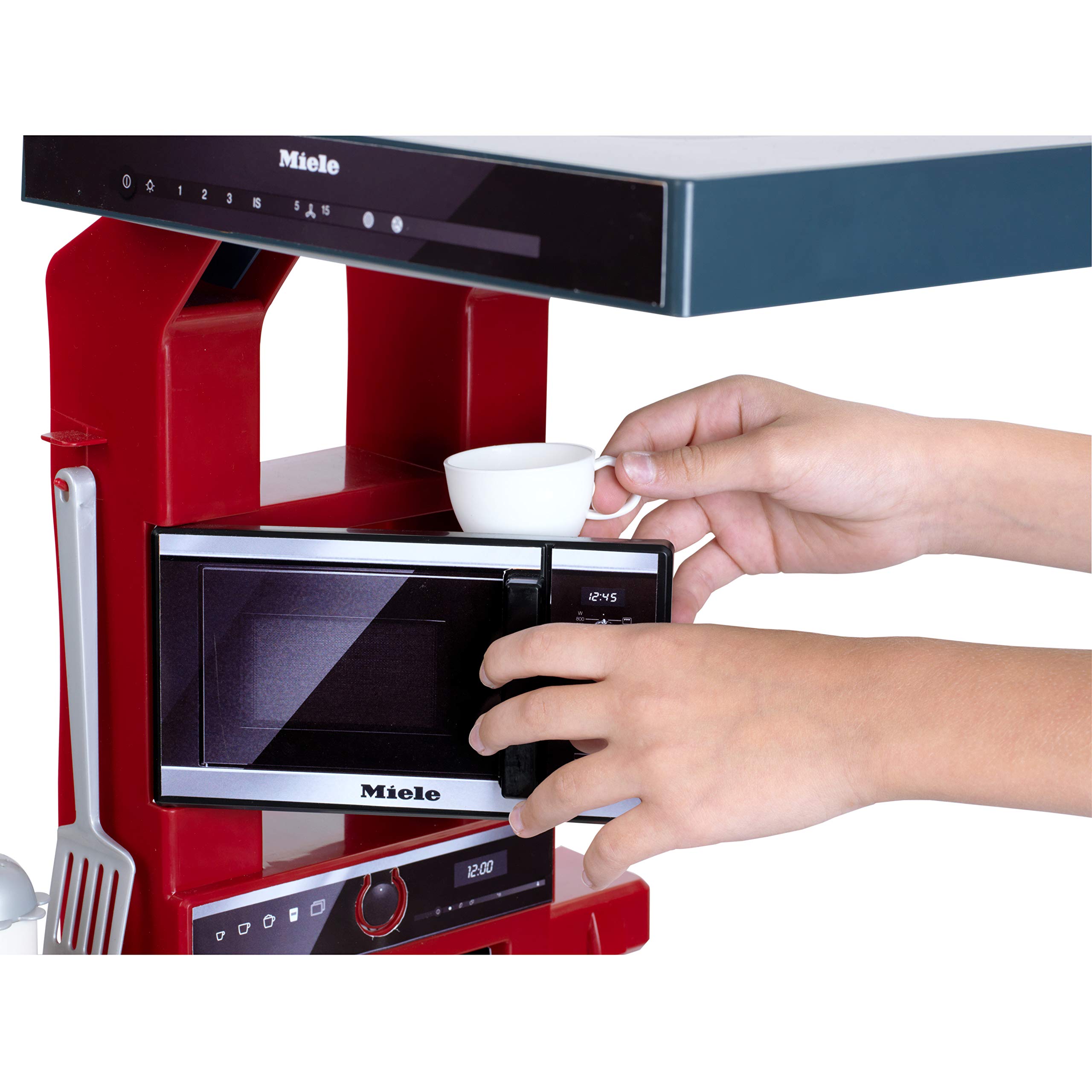 Theo Klein 7158 Cucina Miele Star, Cucina Giocattolo per Bambini Utilizzabile da Entrambi i Lati, con numerosi Accessori e Tante opzioni di Gioco, Giocattoli per Bambini dai 3 Anni in su