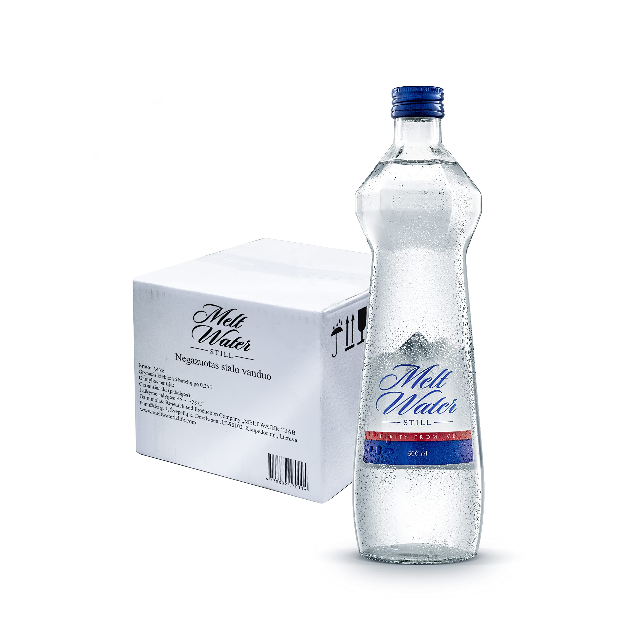 Buy Melt Still Water, Glass Bottle 500ML (Pack of 9) 100 Natural