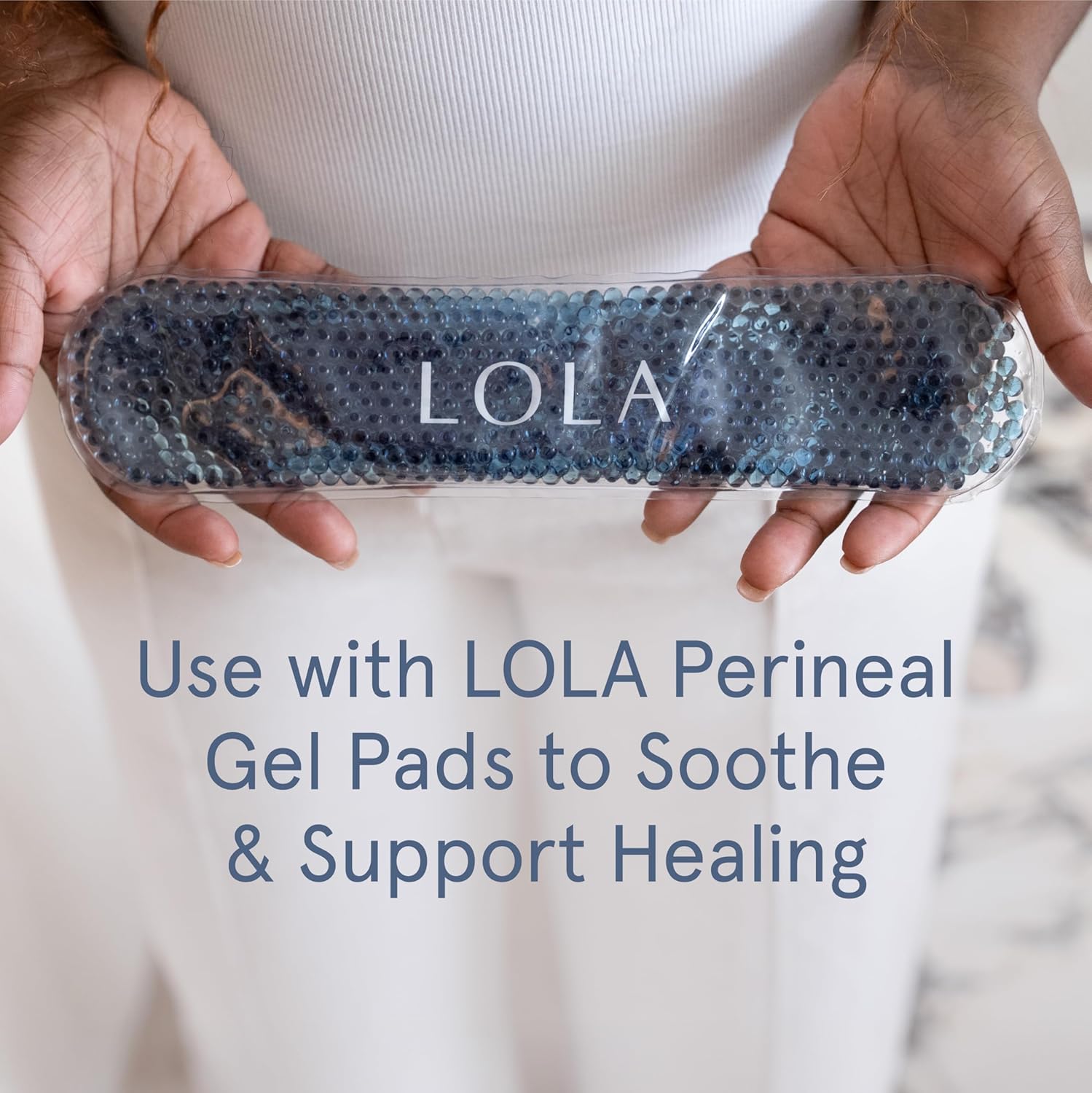 LOLA Organic Cotton Postpartum Pads - Max Absorbency Pads for Postpartum Bleeding - Extra-Long Overnight Liners for Women - Hospital Bag Essentials - 32 Count, Unscented - Image 8