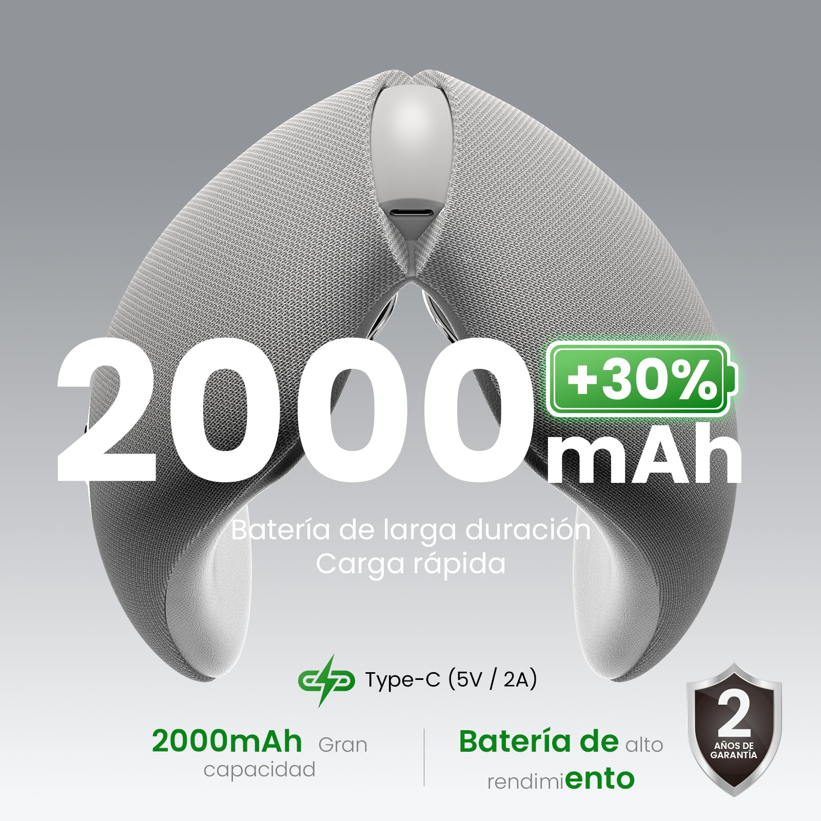 BOB AND BRAD EYEFLOW Masajeador de Ojos con Calor y Frío, Máscara Ocular de Compresión Fría de Semiconductores para el Alivio de la Migraña, Ojos Secos y Ojeras, Regalo para Mujeres y Hombres