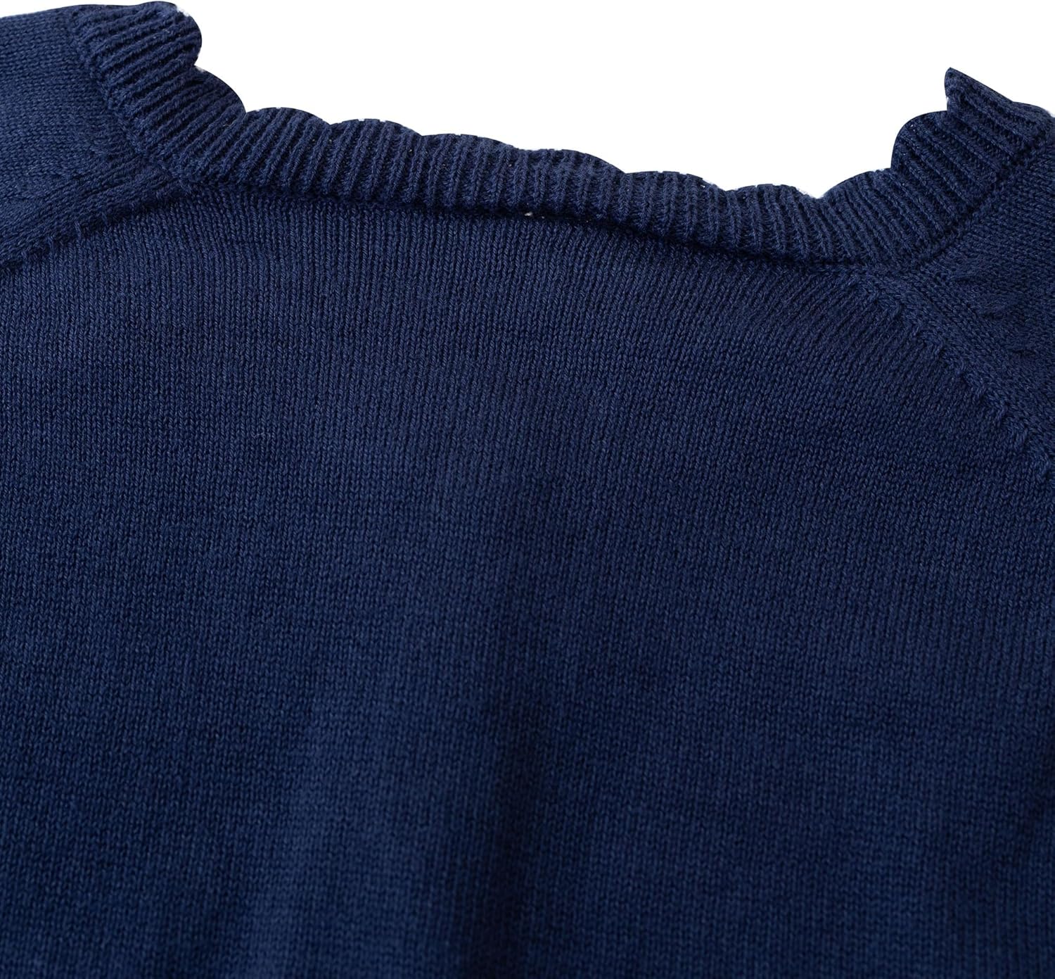 Girls Cardigan Sweater Long Sleeve Uniform Cropped Cardigan Casual Kids Cardigan for Little Girls - Image 7