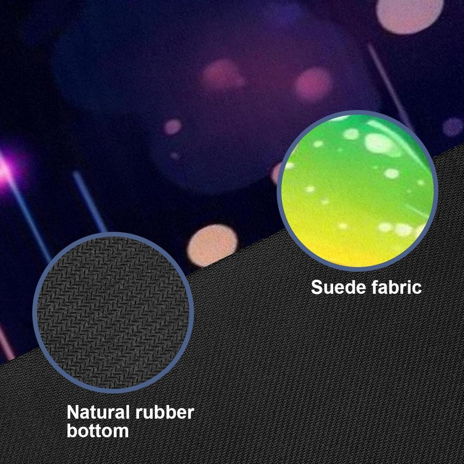 Yoga Towel, Galaxy Frog Pattern Non Slip Sweat Absorbent Hot Yoga Mat Towel for Hot Yoga, Pilates and Fitness - 72.8" x 26.8"