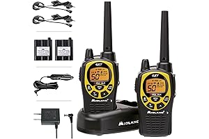 Midland XT511 50-Channel GMRS Two-Way Radio (Pair Pack)