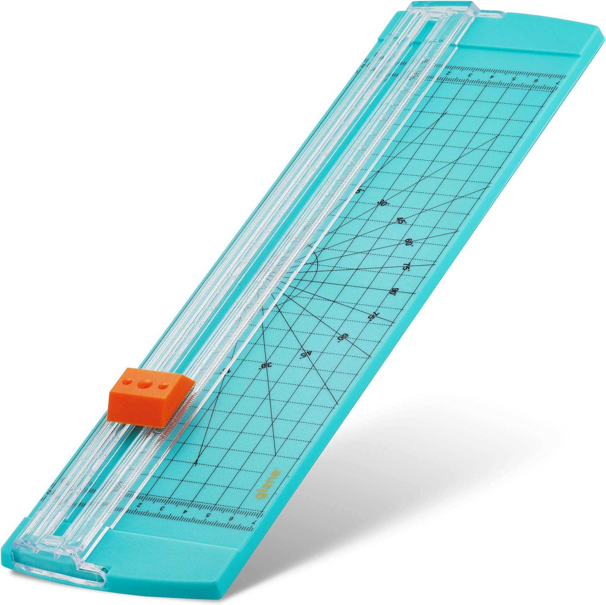 Glone12 inch Paper Trimmer, A4 Size Paper Cutter with Automatic Security Safeguard for Coupon, Craft Paper and Photos (Green)