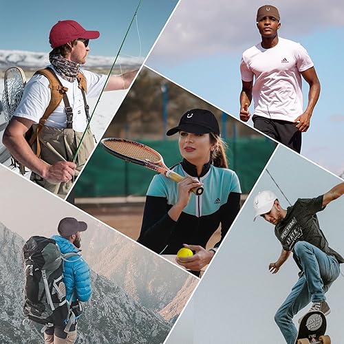 Miniatura 6 de OCTEEN Sombreros de papá para hombres y mujeres con cara sonriente de perfil bajo, gorra de béisbol ajustable sin estructurar