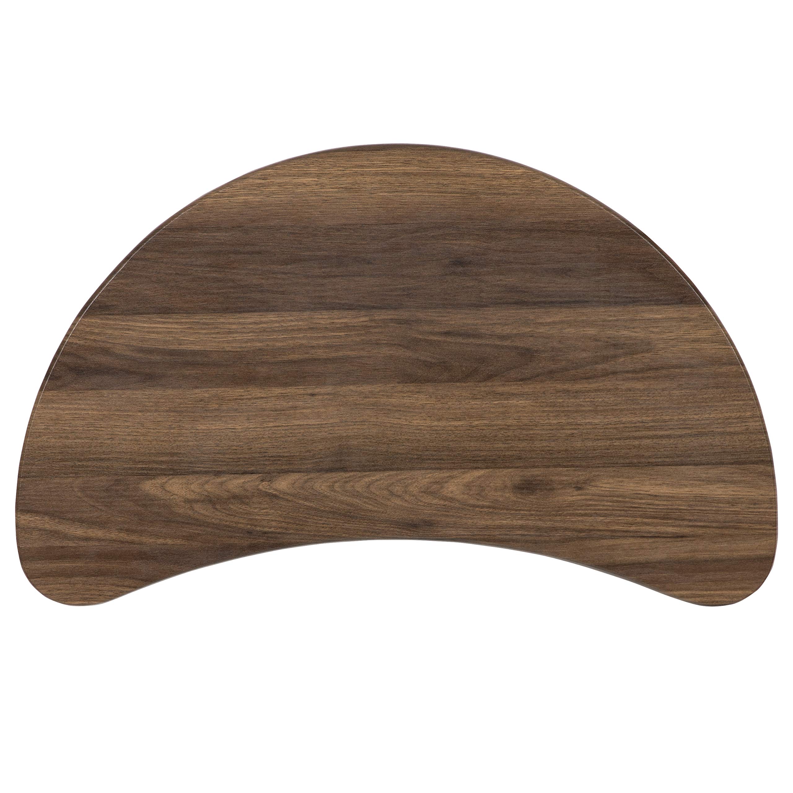 Flash Furniture Mobiler Laptop-Schreibtisch, Walnussholz
