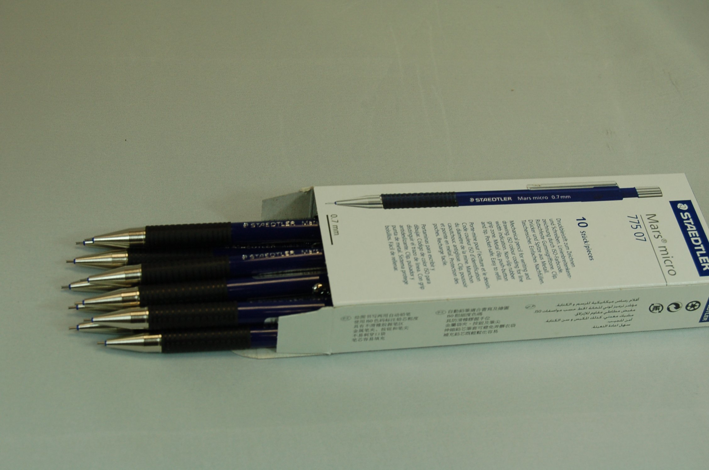 Staedtler Mars® Micro 775 Porte-mine 0,7 mm Corps Bleu (lot de 10)