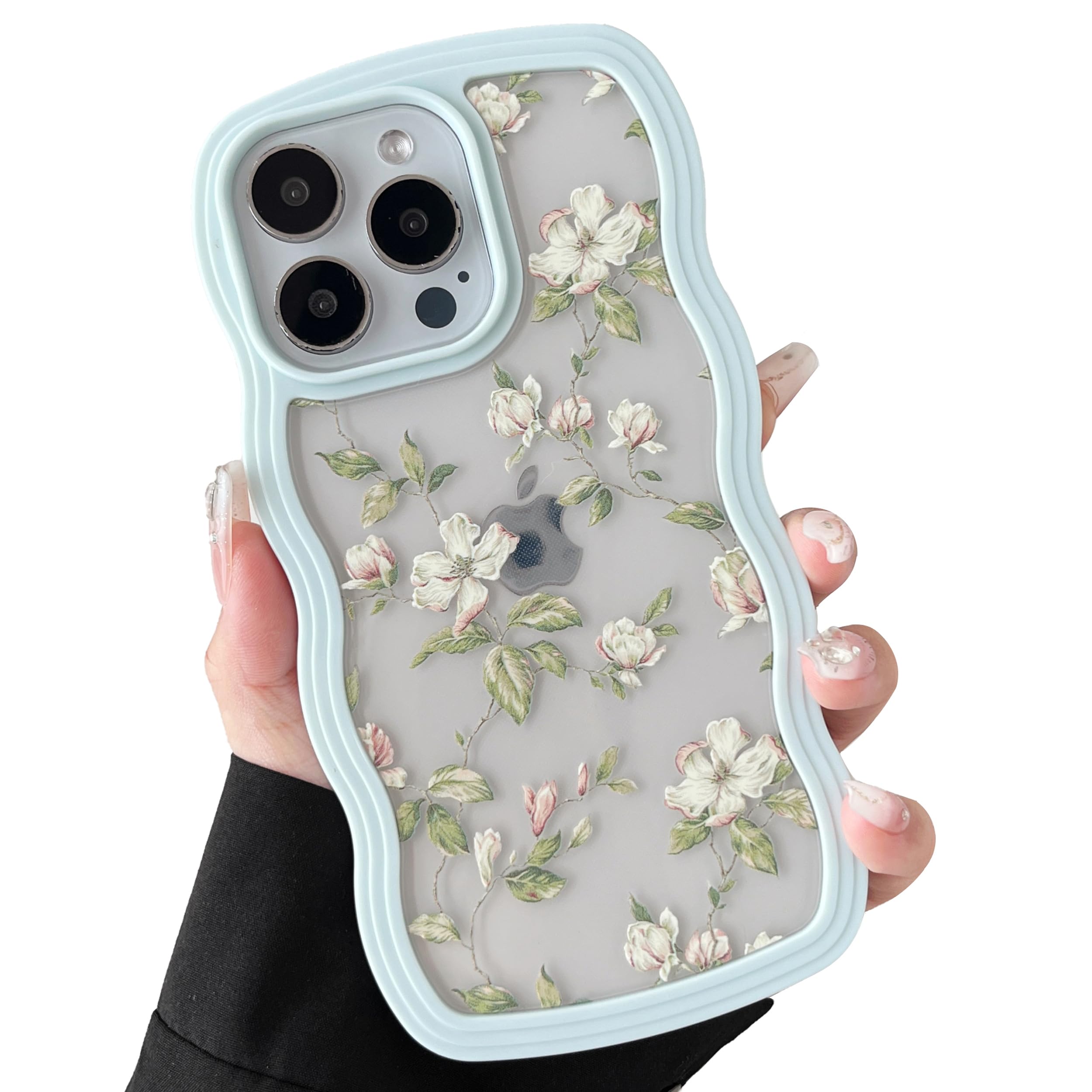 Custodia per iPhone 12 rosa con fiore giallo e bianco DAISY | Maisons